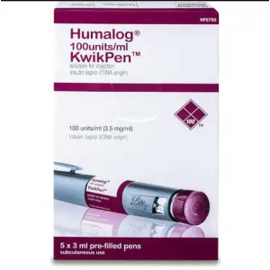 Humalog KwikPen 100IU/3ml 5 Pen Box